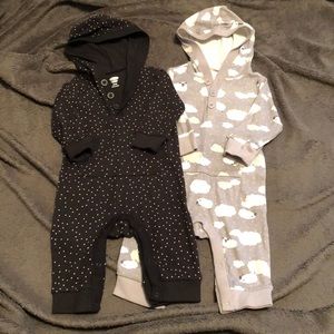 Baby hooded pajamas